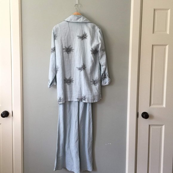 Vintage 100% Linen Jacket/Dress Set - Picture 11 of 15